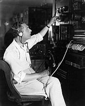 KFI control room 1925